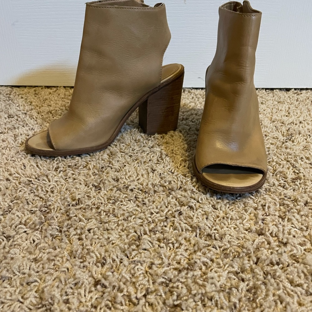 Steve Madden Terraa Open Toe Leather Block Heel B… - image 3